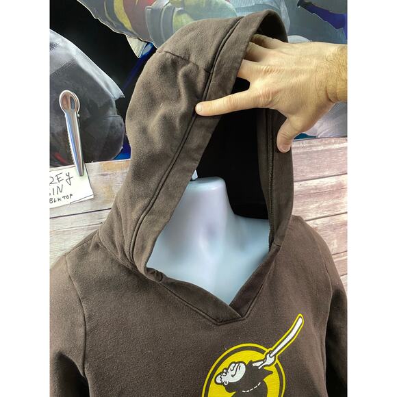 Retro San Diego Padres Hoodie Small Brown Pullover Hoodie MLB Baseball - Picture 9 of 9